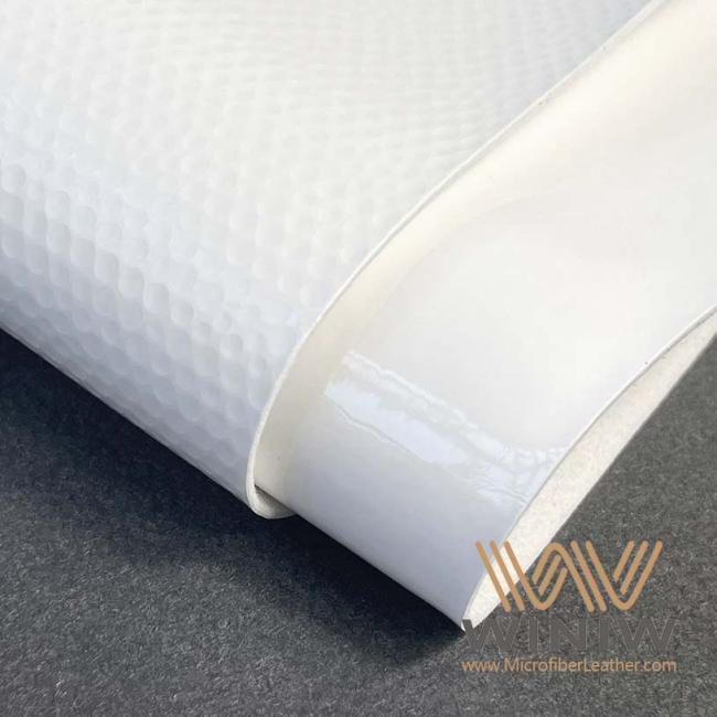 Water-Resistant White Synthetic Suede Leather For Football