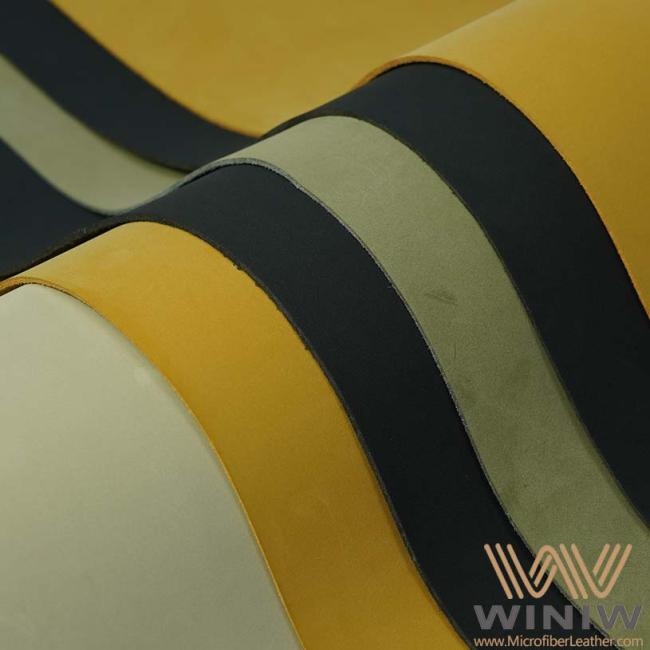 Fade-Resistant Faux Suede Upholstery Fabric Artificial Leather Material