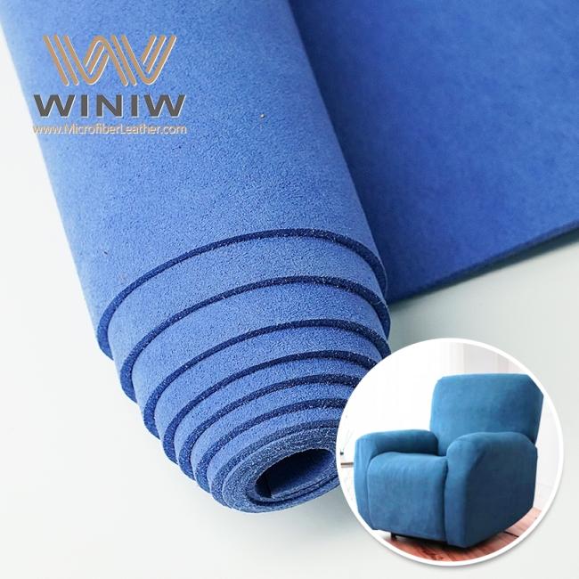 1.2mm Microsuede Faux Leather Velvet Furniture Fabric Sofas Making Leather