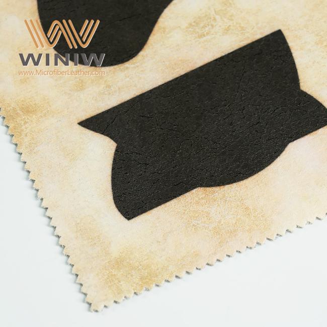 Faux Suede 1.2mm Microfiber Leather PU Artificial Leather Sofa Fabric Material