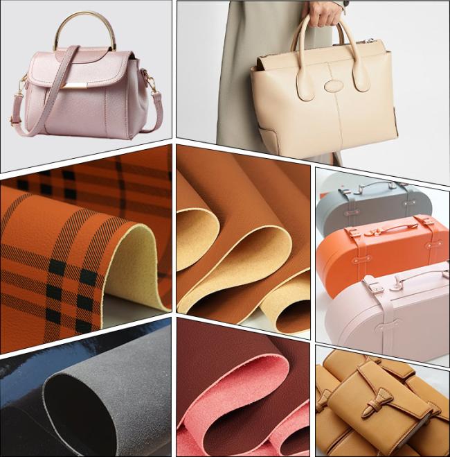 microfiber PU leather for bags