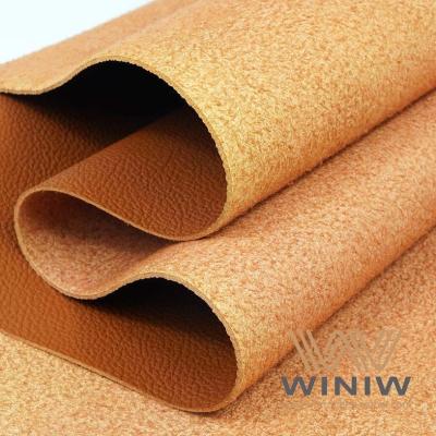 China Authentic Touch Upholstery Fabric Faux Leather 1.2-1.4mm for Car Headliner for sale