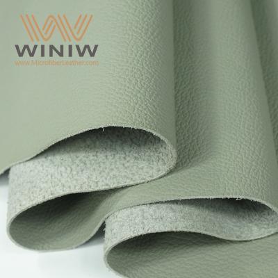 China Cyan Synthetic Vegan Leather Upholstery Fabric Technical Innovation Polyester And Nylon for sale