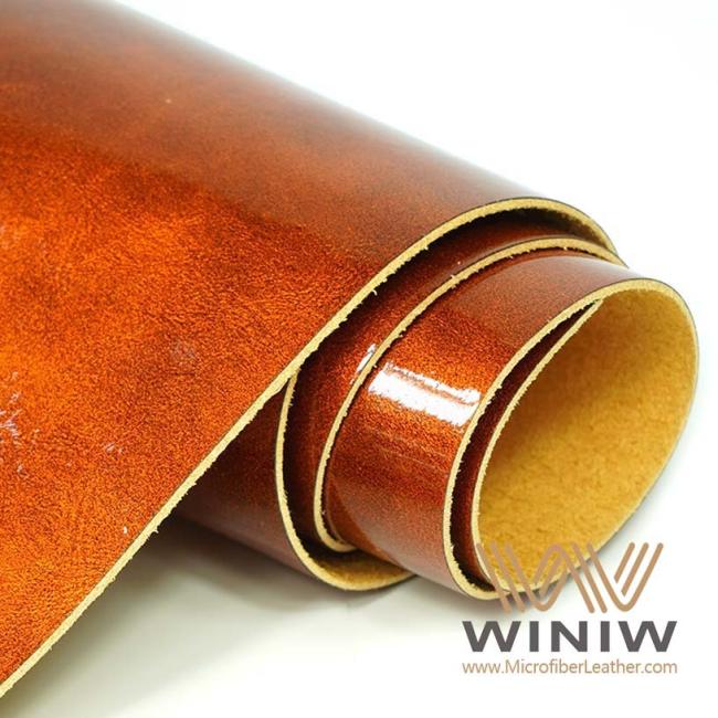 Wholesale in stock microfiber leather shoes leather from professional factory