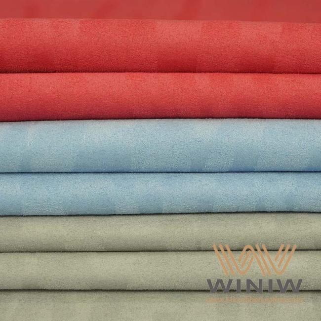 selected suede microfiber leather for car