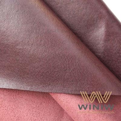 China High-Precision Cutting Stunning Finish faux Microfiber Shoe Lining PU Leather for sale