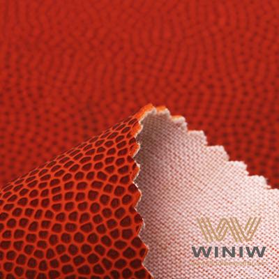 China High End Faux Microfiber Synthetic Leather Ball Making Leather for sale