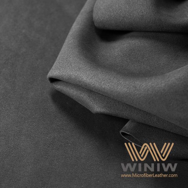 Water-Resistant And Stain-Proof Grey Eco-Suede Fabric For Cars