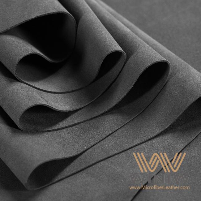 Grey Velvet Upholstery Leather Fabric Material For Automotive
