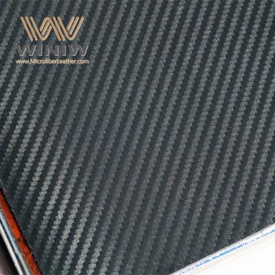 China Fabricación de tejido de cuero para automóviles de fibra de poliestireno negra en venta