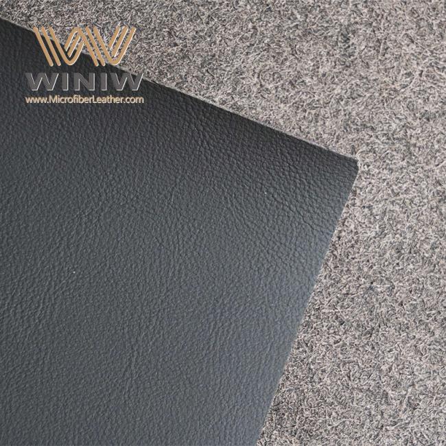 Black Micro Synthetic Car Leather Interiors Fabric Material For Seats