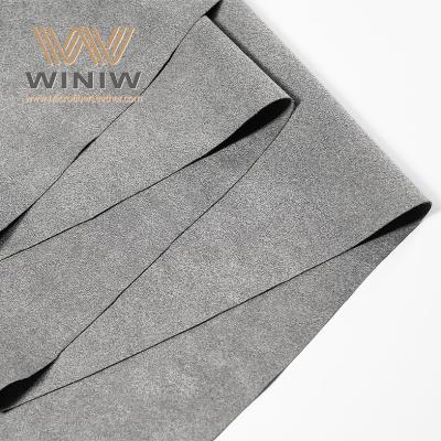China Tejido de cuero sintético de alta calidad de micro suede PU de falso suede para guantes en venta