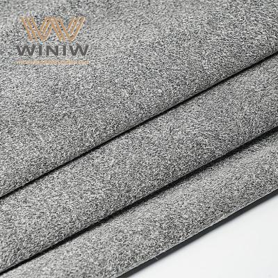 China El material para la fabricación de los guantes de cuero de algodón gris de tejido de Alcantara de tejido sintético de ultra algodón en venta