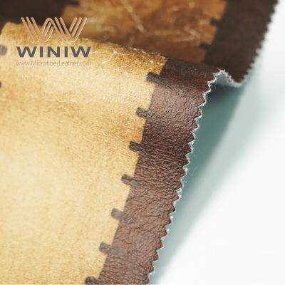 Chine 1.2mm Micro fibre faux cuir Vegan meubles en tissu canapés faire du cuir à vendre