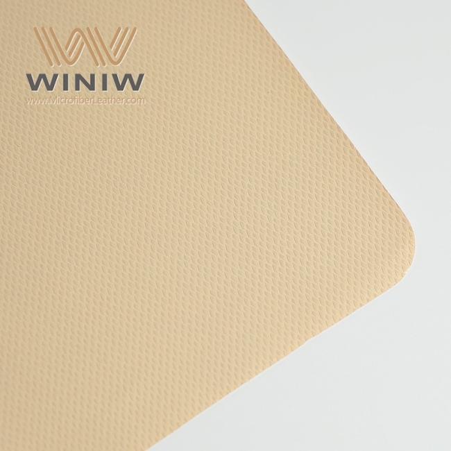Light Weight Micro Fiber Vegan Leather PU Soccer Leather Fabrics Material