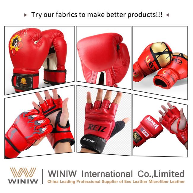 Artificial Leather Boxing Gloves Material