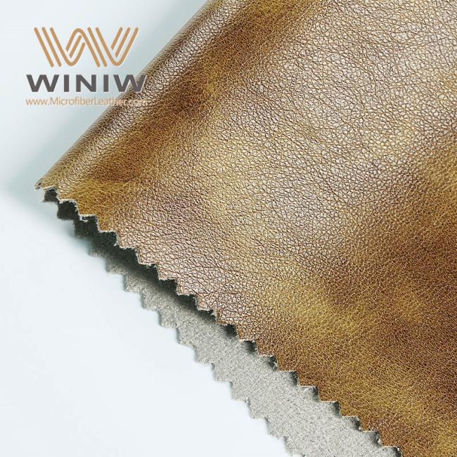 Soft PU Leather Vegan Fabric Faux Leather For Clothing