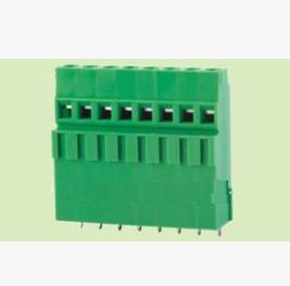 China Tipo enchufable conectores de los bloques de terminales de tornillo del PWB 128HH-5.0 5,08 del uso del tablero del PWB del bloque de terminales del color verde de UL94V-0 en venta