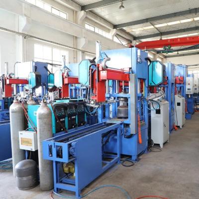 China 9kg 12.5kg 13kg Submerged Arc Process LPG Cylinder Welding Machine DC 600V for sale