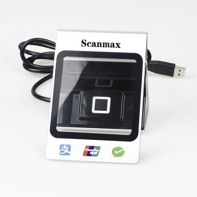 China POS QR Code Desktop Barcode Scanner Android Mobile Payment 10mil Resolution 1mA for sale