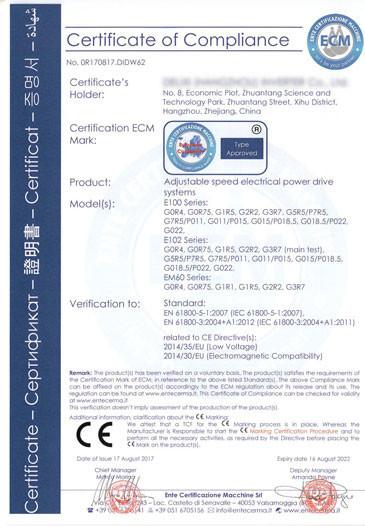 CE - Wuxi Fenigal Science & Technology Co., Ltd.