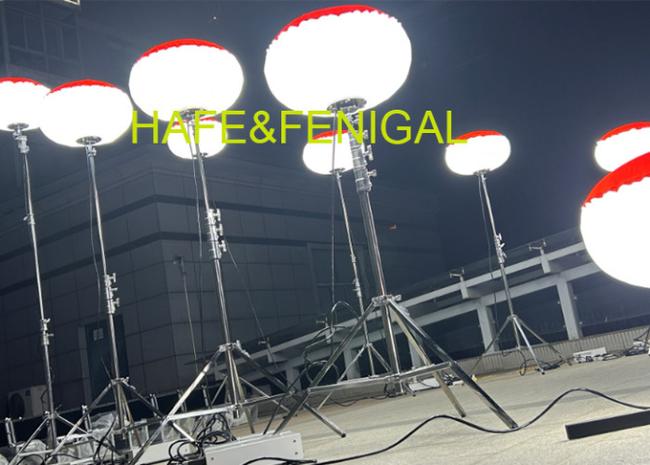 600w Led Safety Balloon Light Tower For Road And Building Repairs Lighting 0