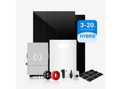 China Complete Solar Energy System Hybrid Inverter 3kw 5kw 8kw 10kw Solar Home Power System for sale