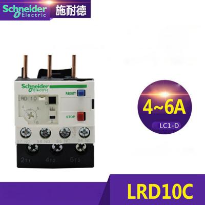 China Contactor termal de la retransmisión de la sobrecarga del contactor del motor de CA de LRD10C LED35C que fija 4~6A actual 30~38A en venta