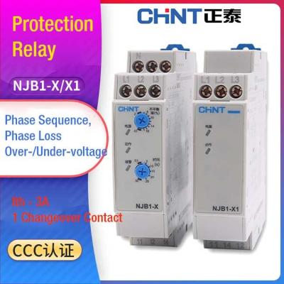 China Phase Sequence Phase Failure Protection Relay , Over Under Voltage Protection Relay 380-400V for sale