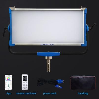 China LED 300W RGBW Studio Fill Light , Soft Panel Portable Photography Light TV Film for sale