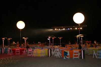 中国 屋内屋外の600ワットの月の気球ライトでき事の装飾1.6m/5.2ftの直径 販売のため