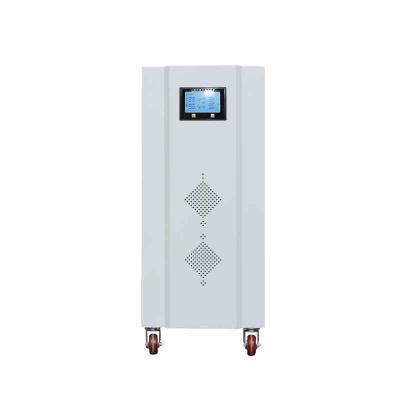 China Microchip CPU Non Contact 380V 9kVA Automatic Voltage Stabilizer Three Phase for sale