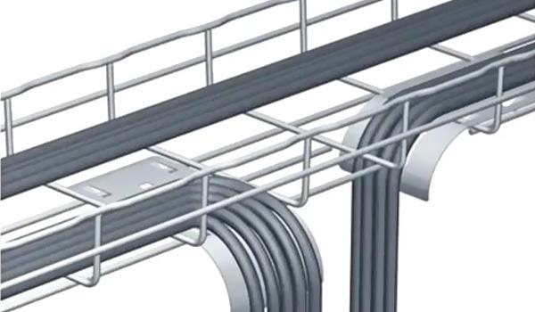 Finished cable trays produced by the machine