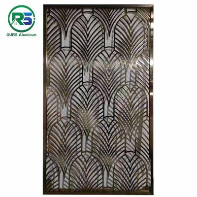 China Branch Laser Cut Metal Privacy Screen Outdoor Indoor Aluminum Panel 1800*5000mm for sale