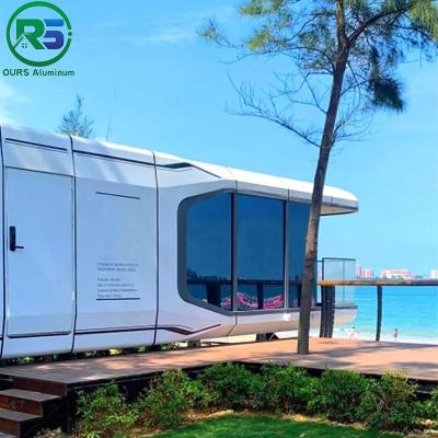 China S7 High-end Camping Rooms 40ft Sunshine House Complete Container Resort Hotel Capsule Home for sale