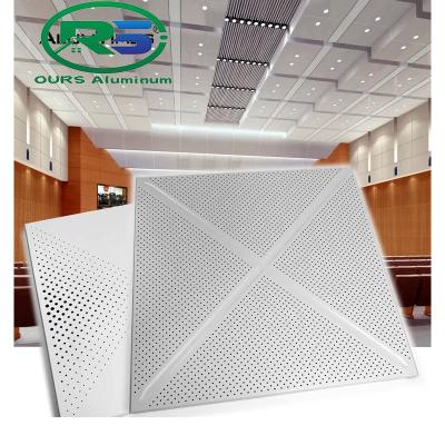 China 8mm Thickness Clip In Metal Ceiling Aluminum Wall Panels Architectural Suspended Fireproof for sale