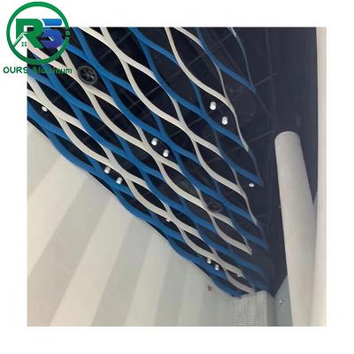 China Facade Paneling Wall Cladding Aluminum Decorative Curtain Wall Perforated Metal Facade Aluminum Alloy Curtain Wall for sale