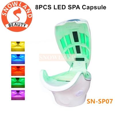 China Far Infrared Sauna Spa Capsule / LED Light Therapy Bed For dry Steam for sale