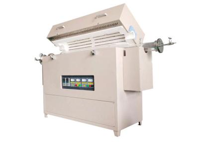 China Multi Zone Lab Tube Furnace 1200 ℃ / 1400 ℃ / 1600 ℃ With Three Way Flange for sale