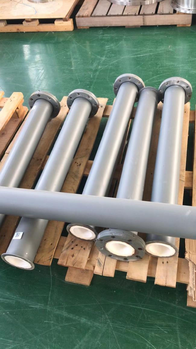 Wear Resistant Alumina Ceramic Lined Carbon Steel Pipe Ceramic Bush
