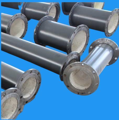Wear Resistant Alumina Ceramic Lined Carbon Steel Pipe Ceramic Bush