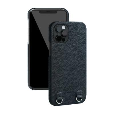 China Hands Free Protective Iphone Case , Real Leather Mobile Phone Case With Detachable Strap for sale
