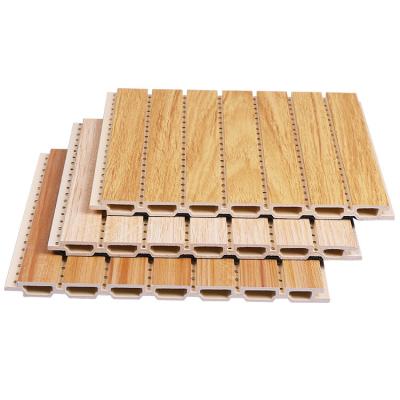 China Wood Plastic Composite WPC Sound Proofing Panels Bendable for sale