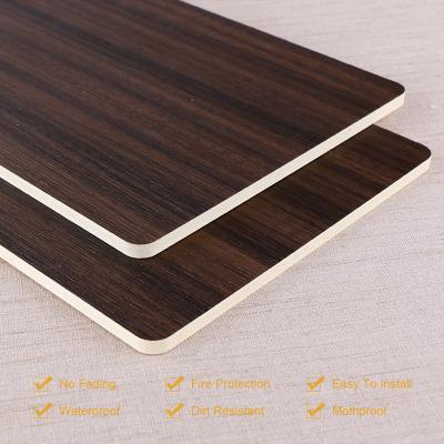China Customized Moisture Resistant Wood Grain Bamboo Fiber Wall Paneling for sale