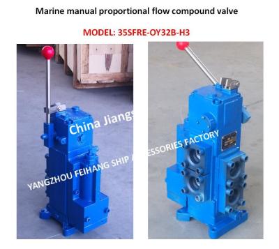 China China Supply-High Quality-Marine Manual Proportional Flow Directional Valve Model -35SFRE-OY32B-H3 for sale