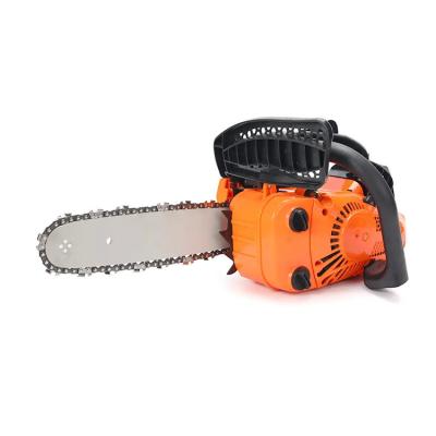 China 2 Cycle Cordless Gas Powered Chain Saw 12 Inch For Cutting Wood Trees for sale