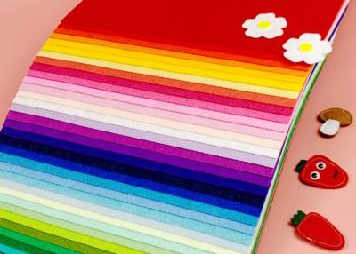 China Multicolor 15x15cm Felt Fabric Crafts Sheets For DIY Craft Free Scissors for sale
