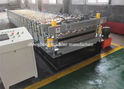 China Aluminum Metal Double Layer Corrugated Roofing Sheet Roll Forming Machine for sale