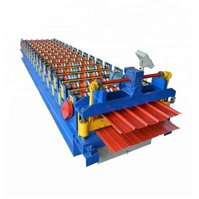China Colored Steel IBR Corrugated Roofing Sheet Roll Forming Machine With Delta PLC Control 30m/min for sale