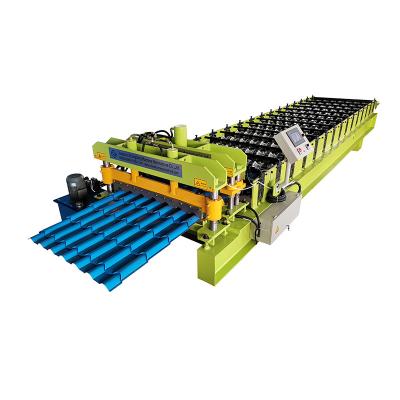 China Metcop Glazed tile roof panel roll forming machine metal tile forming machine for sale